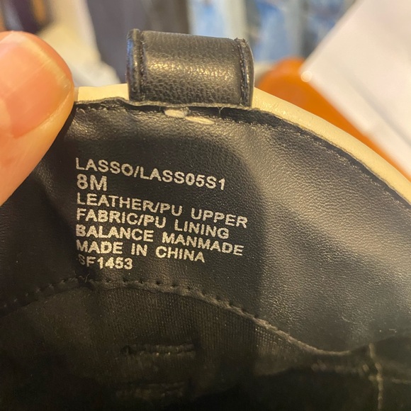 Steve Madden Lasso Black and Cream Tall Western Boots - Picture 6 of 6